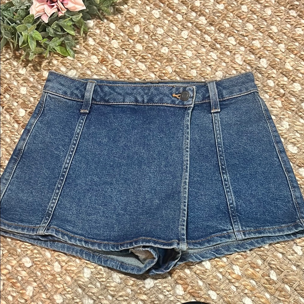 SO Blue Jean Skort Classic Style